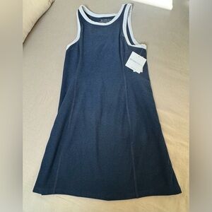 Beyond Yoga Spacedye Outlines Dress | Nocturnal Navy/Cloud White